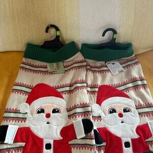 ONE More & Merrier Christmas Santa Pet Dog Sweater Size XL 20-24 in